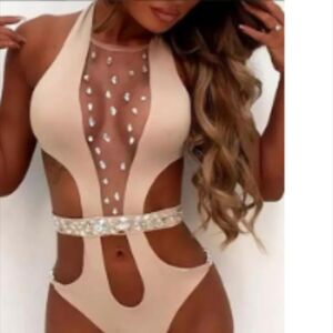 One piece bling suit💎